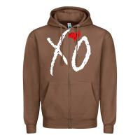 Chestnut xo  (3) Zipper Hoodie - linhVisuals