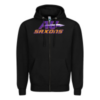 Black alfred university Zipper Hoodie - linhVisuals