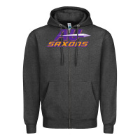 Charcoal Heather alfred university Zipper Hoodie - linhVisuals