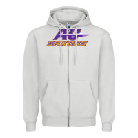 Dove Grey alfred university Zipper Hoodie - linhVisuals