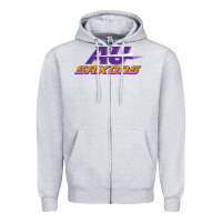 Heather Grey alfred university Zipper Hoodie - linhVisuals