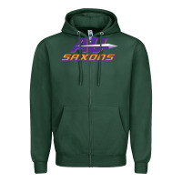 Sports Green alfred university Zipper Hoodie - linhVisuals
