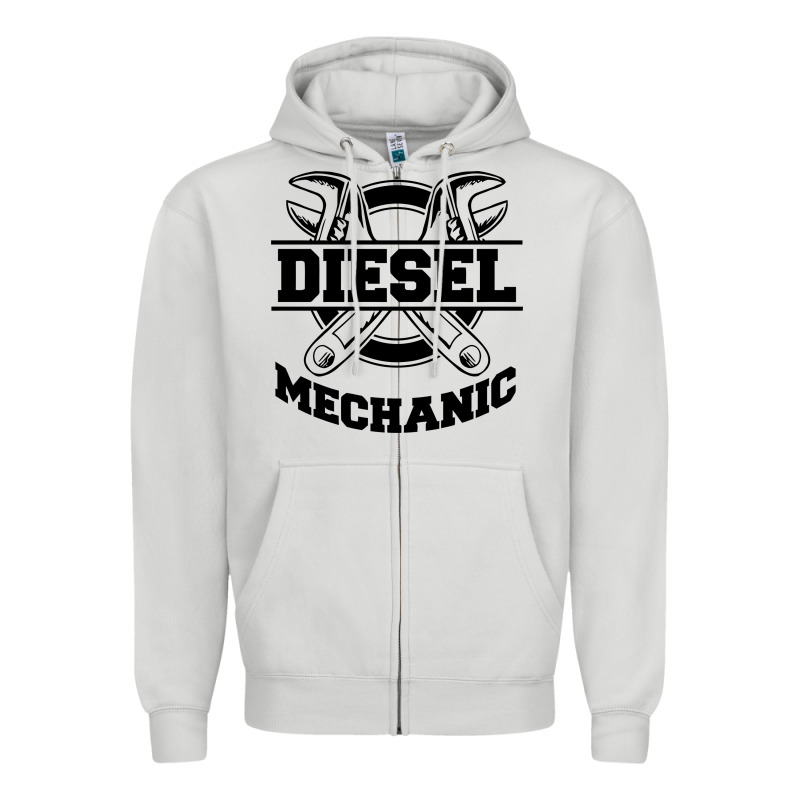 Diesel Mechanic Zipper Hoodie by linhVisuals | Teevron