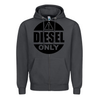 Smoke Diesel Only Zipper Hoodie - linhVisuals