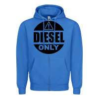 True Royal Diesel Only Zipper Hoodie - linhVisuals