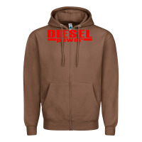 Chestnut Diesel Power Zipper Hoodie - linhVisuals
