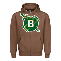 Chestnut Belhaven University Zipper Hoodie - linhVisuals