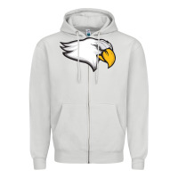 Dove Grey benedictine university Zipper Hoodie - linhVisuals