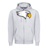 Heather Grey benedictine university Zipper Hoodie - linhVisuals