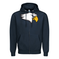Navy benedictine university Zipper Hoodie - linhVisuals