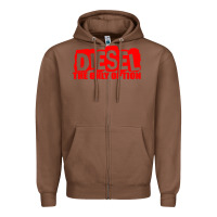 Chestnut Diesel The Only Option Zipper Hoodie - linhVisuals