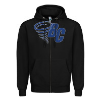Black brevard college Zipper Hoodie - linhVisuals