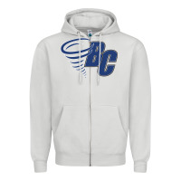 Dove Grey brevard college Zipper Hoodie - linhVisuals