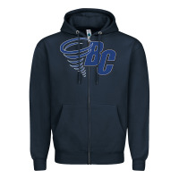 Navy brevard college Zipper Hoodie - linhVisuals