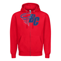 Red brevard college Zipper Hoodie - linhVisuals