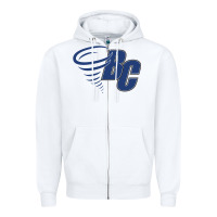White brevard college Zipper Hoodie - linhVisuals