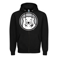 Black bowdoin college Zipper Hoodie - linhVisuals