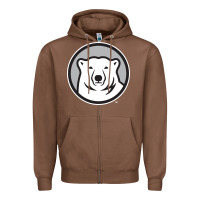 Chestnut bowdoin college Zipper Hoodie - linhVisuals