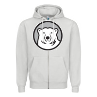 Dove Grey bowdoin college Zipper Hoodie - linhVisuals
