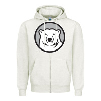 Oatmeal Heather bowdoin college Zipper Hoodie - linhVisuals