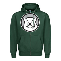 Sports Green bowdoin college Zipper Hoodie - linhVisuals