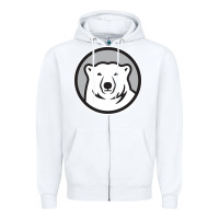 White bowdoin college Zipper Hoodie - linhVisuals