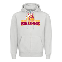Dove Grey brooklyn college Zipper Hoodie - linhVisuals