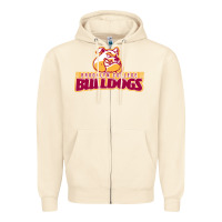 Sandshell brooklyn college Zipper Hoodie - linhVisuals