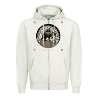 Oatmeal Heather caamp Zipper Hoodie - linhVisuals