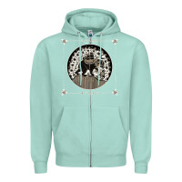 Seafoam caamp Zipper Hoodie - linhVisuals