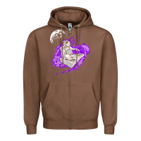 Chestnut techno astronaut electronic music rave festival raver t shirt Zipper Hoodie - linhVisuals