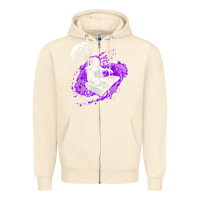 Sandshell techno astronaut electronic music rave festival raver t shirt Zipper Hoodie - linhVisuals