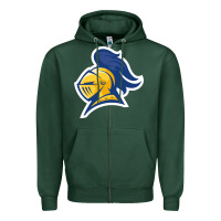 Sports Green Carleton College Zipper Hoodie - linhVisuals