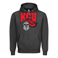 Charcoal Heather kentucky christian university knights Zipper Hoodie - linhVisuals