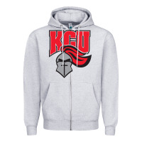 Heather Grey kentucky christian university knights Zipper Hoodie - linhVisuals