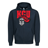 Navy kentucky christian university knights Zipper Hoodie - linhVisuals