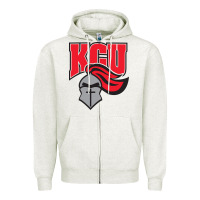 Oatmeal Heather kentucky christian university knights Zipper Hoodie - linhVisuals