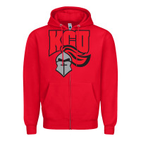 Red kentucky christian university knights Zipper Hoodie - linhVisuals