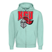 Seafoam kentucky christian university knights Zipper Hoodie - linhVisuals
