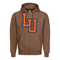 Chestnut langston university lion Zipper Hoodie - linhVisuals