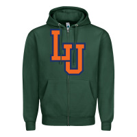 Sports Green langston university lion Zipper Hoodie - linhVisuals