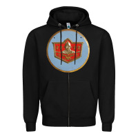 Black desoto Zipper Hoodie - linhVisuals