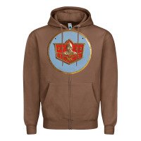 Chestnut desoto Zipper Hoodie - linhVisuals