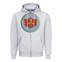 Heather Grey desoto Zipper Hoodie - linhVisuals