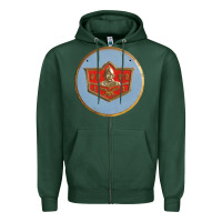 Sports Green desoto Zipper Hoodie - linhVisuals