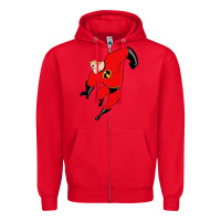 Red incredibles Zipper Hoodie - linhVisuals
