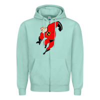 Seafoam incredibles Zipper Hoodie - linhVisuals