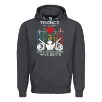 Smoke trance music retro vintage dj gift t shirt Zipper Hoodie - linhVisuals