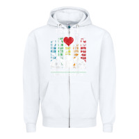 White trance music retro vintage dj gift t shirt Zipper Hoodie - linhVisuals