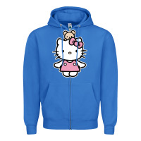 True Royal kitty Zipper Hoodie - linhVisuals